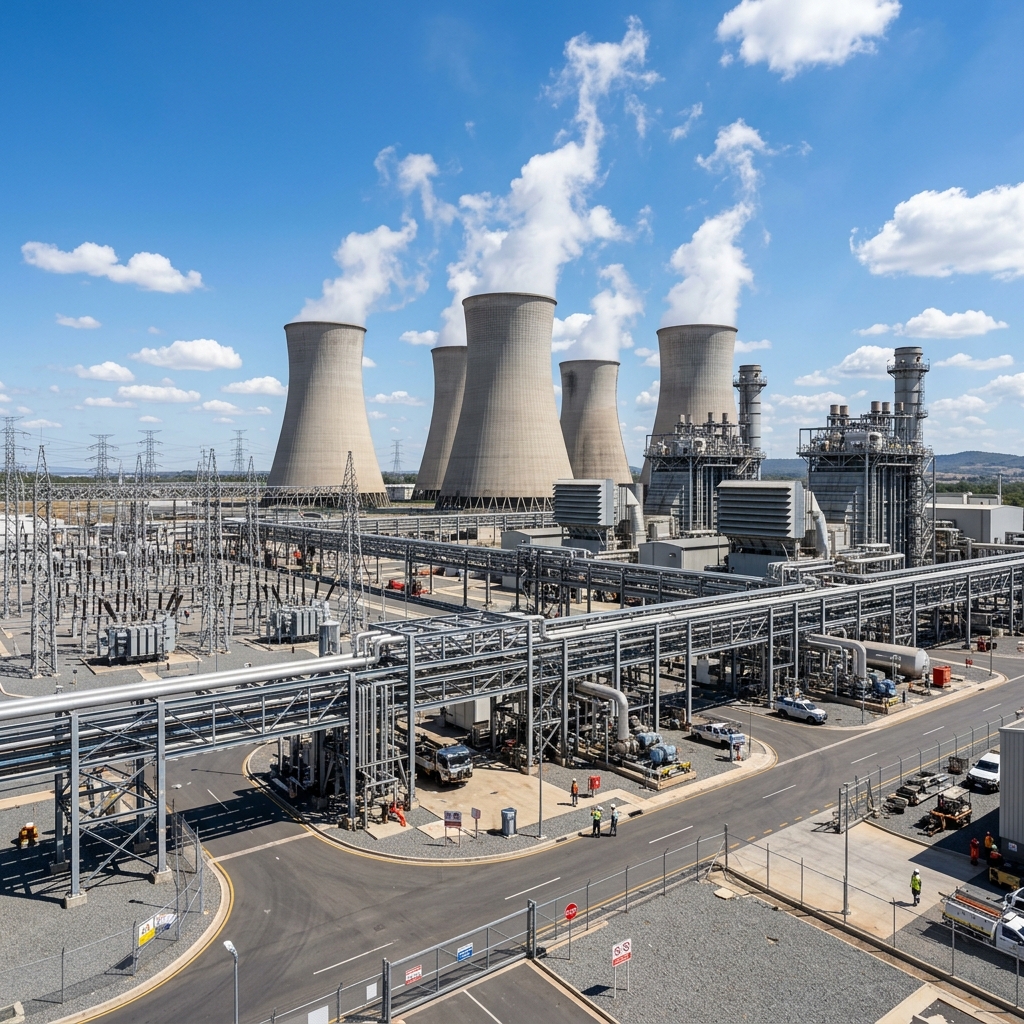 Industrial Power Plant Substation